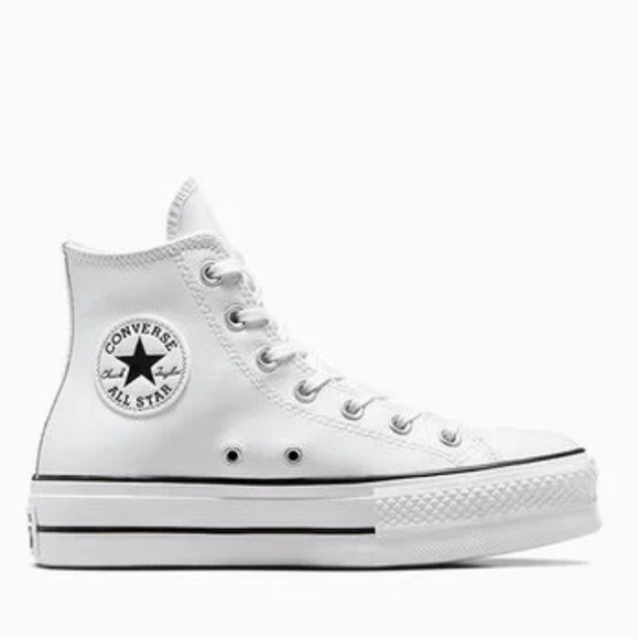 Converse Chuck Taylor All Star Leather Platform size 9.5 - Picture 1 of 8